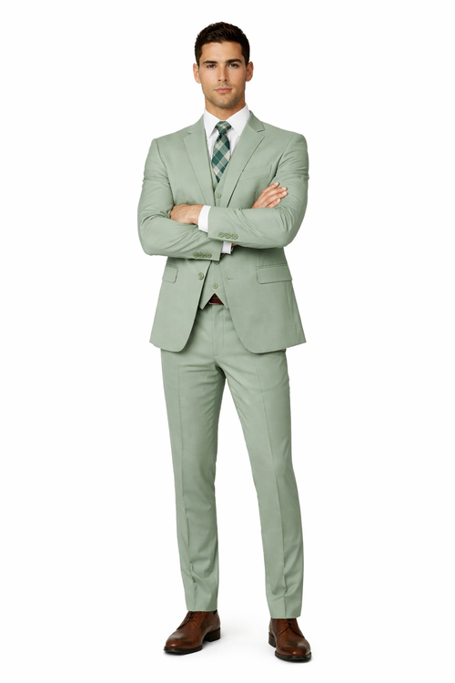 Sage Green Suits - Light Green Suit - Summer Color Suit