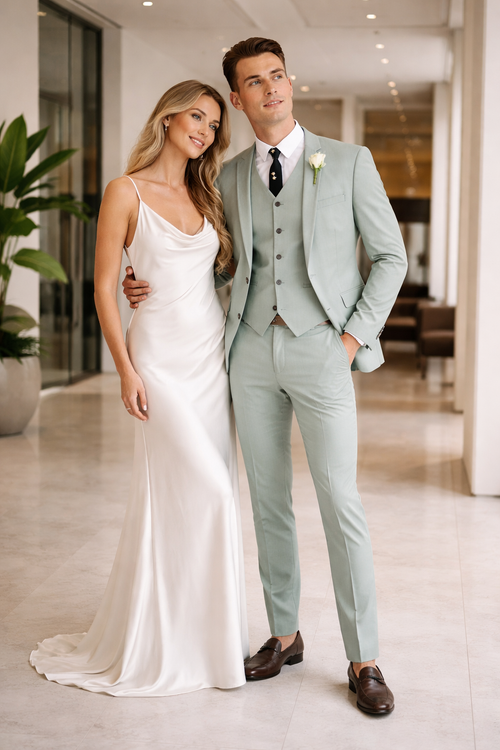 Sage Green Tuxedos - Sage Green Wedding Suit
