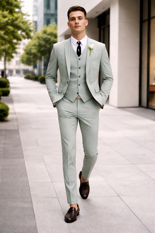 Sage Green Tuxedos - Sage Green Wedding Suit
