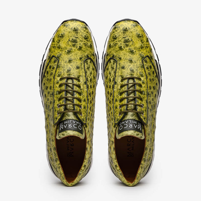 Marco Di Milano Scanno Antique Green Leather Shoe