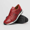 Marco Di Milano Scanno Red Ostrich Quill Sneakers