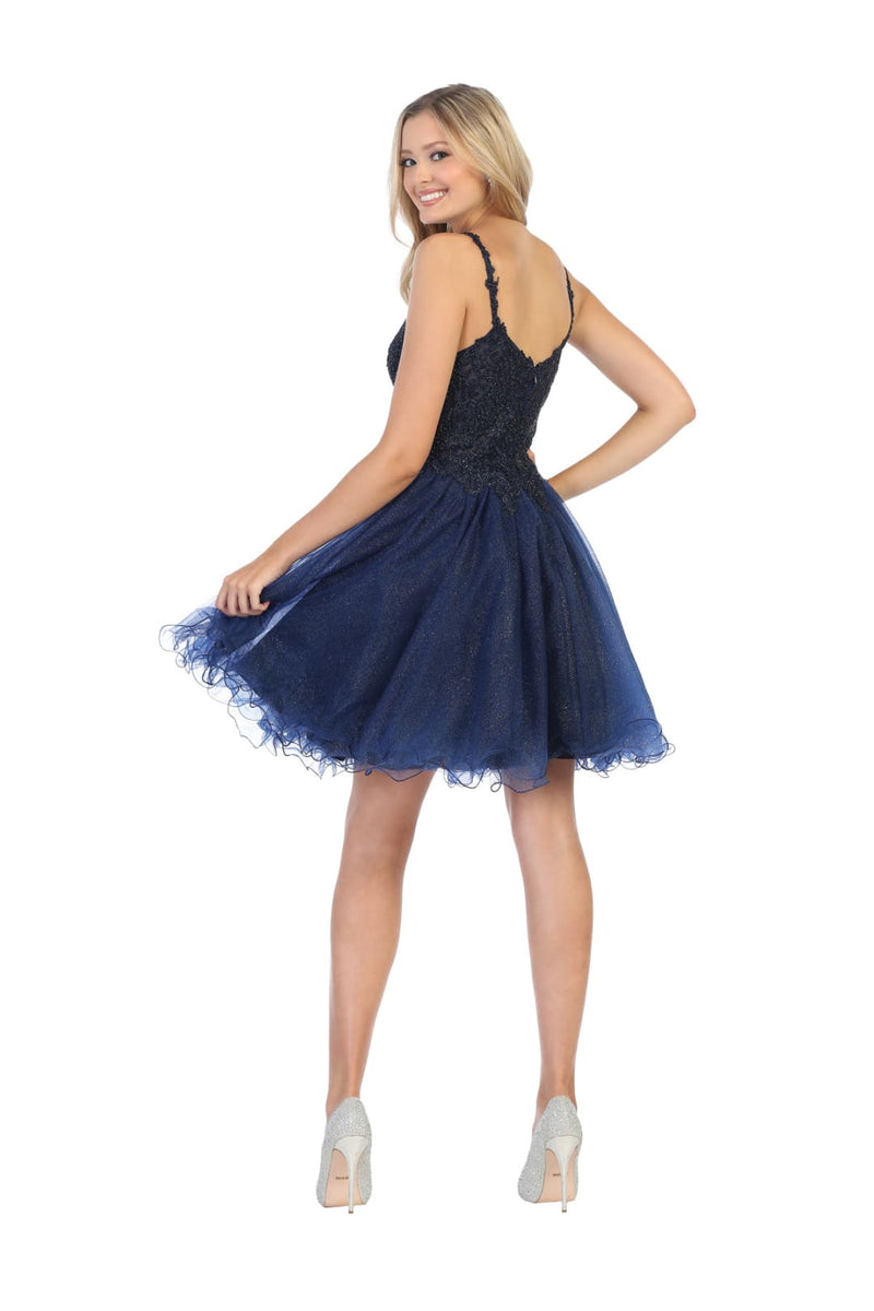 Dama Dresses for Quinceanera in Navy Style MQ1693 Quince Outfit