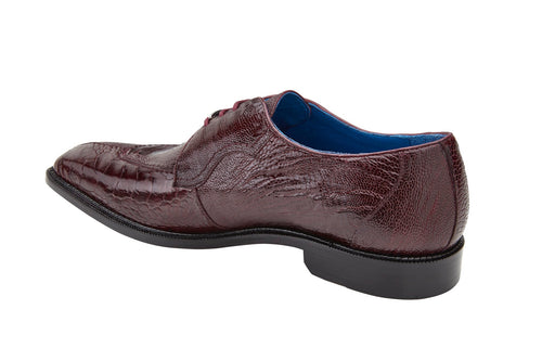 Belvedere Siena: Dark Burgundy Genuine Crocodile Oxfords