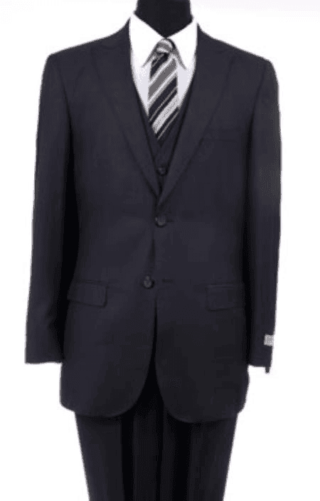 Slim Fit Vested Suit - AlbertoNardoniStore