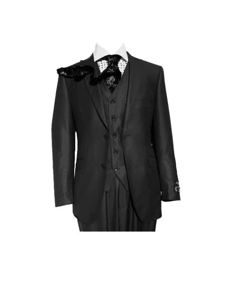 Slim Fit Vested Suit - AlbertoNardoniStore