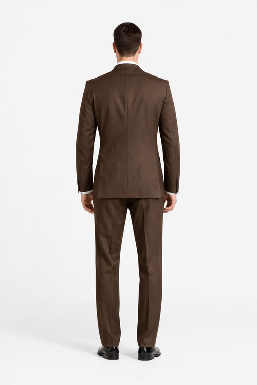 Smoking Traje - Esmoquin - Smoking Para Hombre - One Button Trajes De Novio - Chocolate Tuxedo