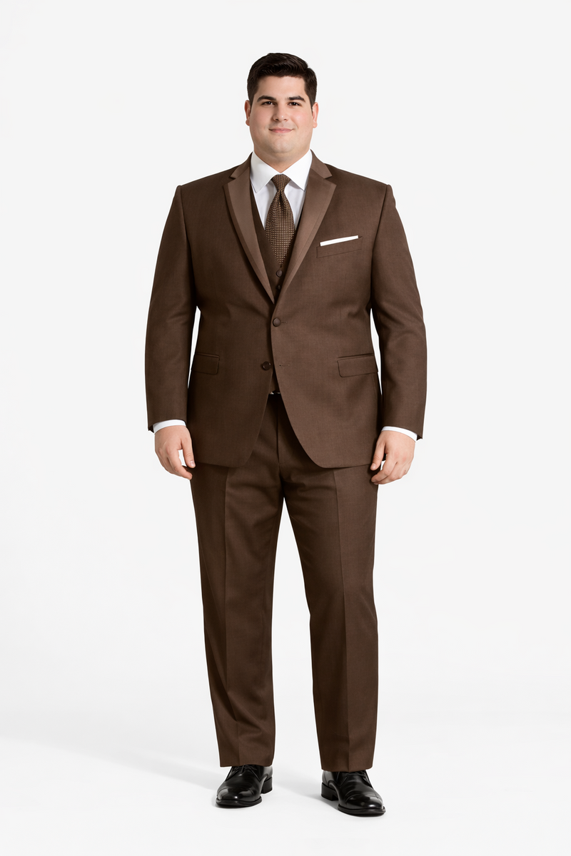 Smoking Traje - Esmoquin - Smoking Para Hombre - One Button Trajes De Novio - Chocolate Tuxedo