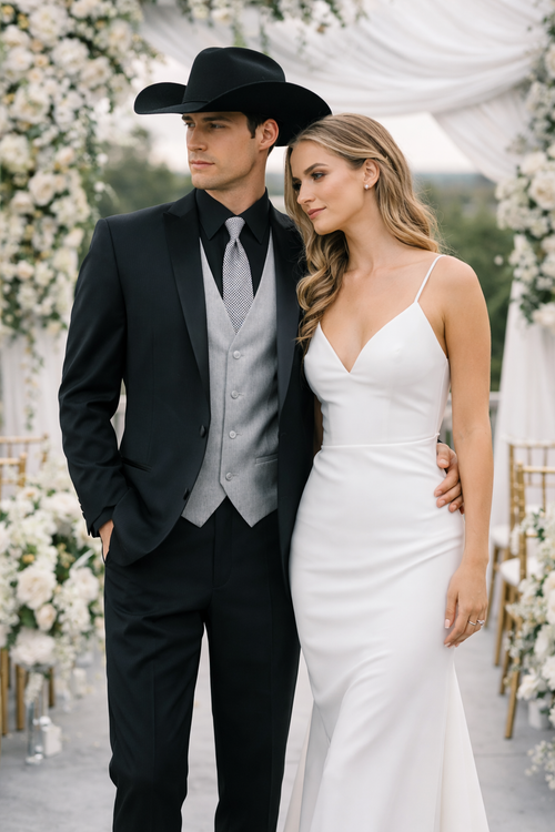 Smoking Traje - Esmoquin - Smoking Para Hombre - Country Wedding Suits Black Tuxedo