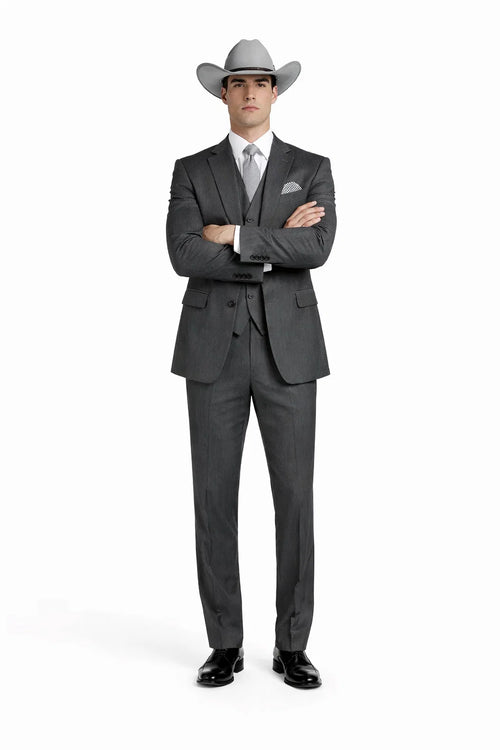 Smoking Traje - Esmoquin - Smoking Para Hombre - Country Wedding Suits Notch Lapel Grey Tuxedo