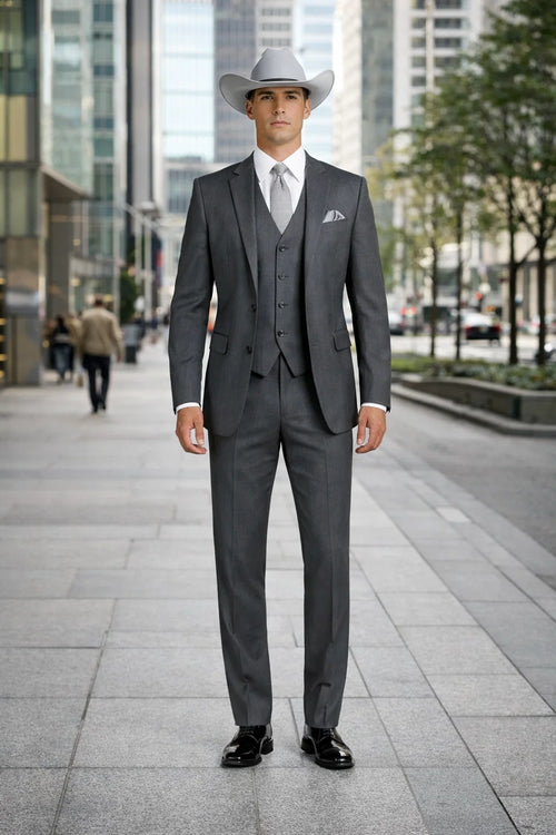 Smoking Traje - Esmoquin - Smoking Para Hombre - Country Wedding Suits Notch Lapel Grey Tuxedo