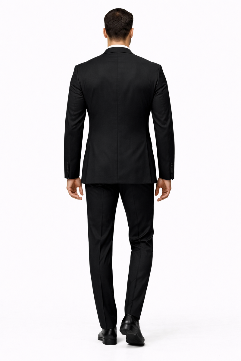 Stacy Adams Men's 2 Piece Modern Fit Suit - Solid Colors