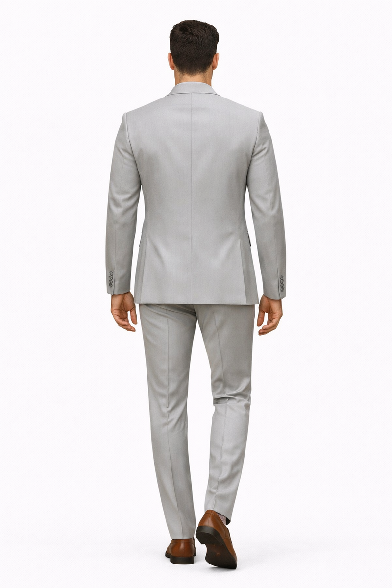 Stacy Adams Men's 2 Piece Modern Fit Suit - Solid Colors
