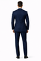 Statement Men's Sapphire Blue 100% Wool Double Breasted Suits
