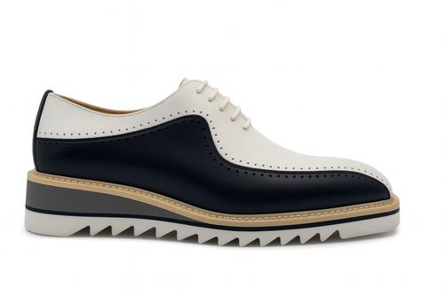 Two-Tone Burnished Brogue Oxford