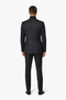 Suit And Turtleneck Combo - Turtleneck Prom Outfits - Prom Turtleneck Black Suit