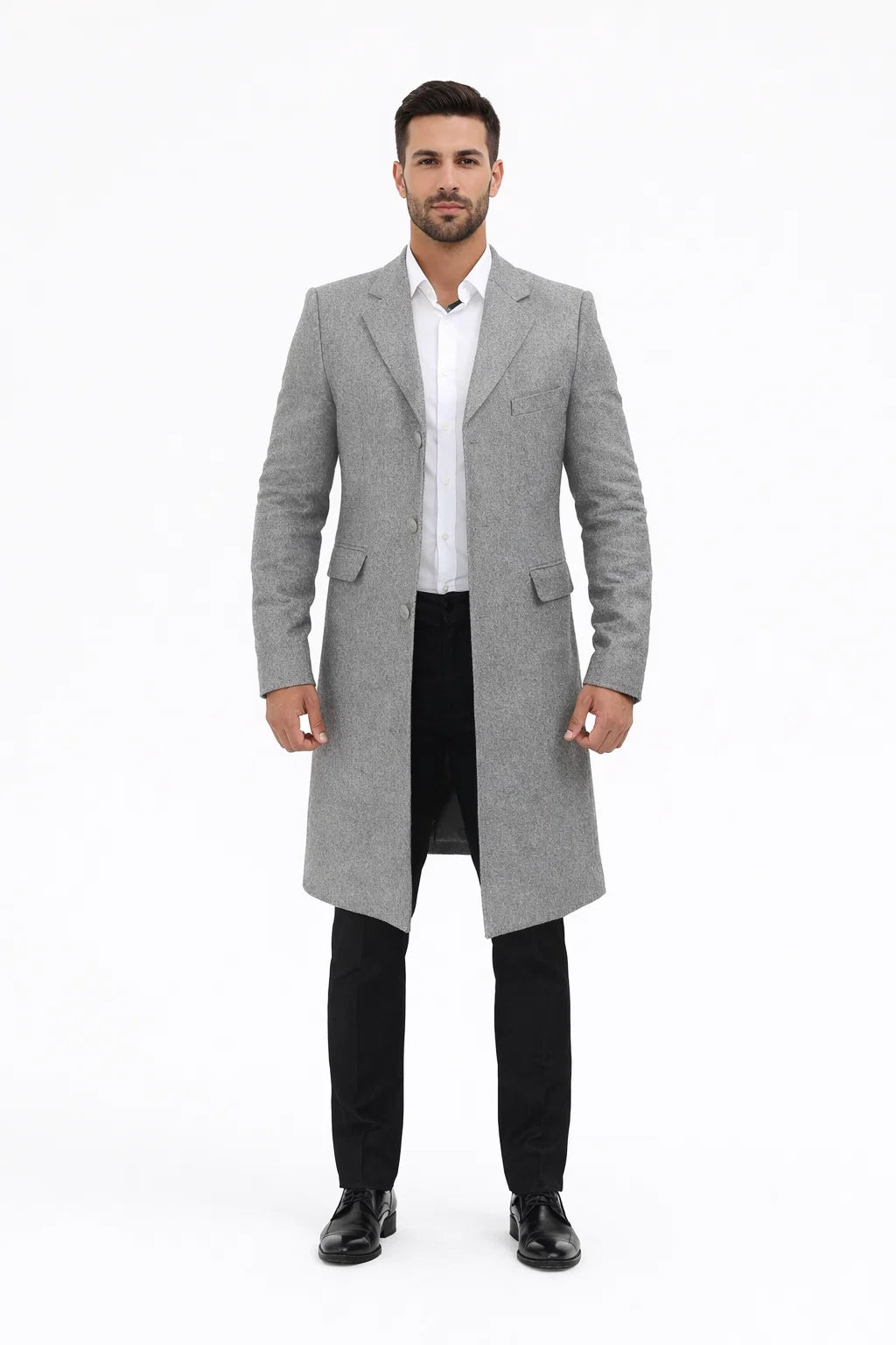 Mens Gray Coat
