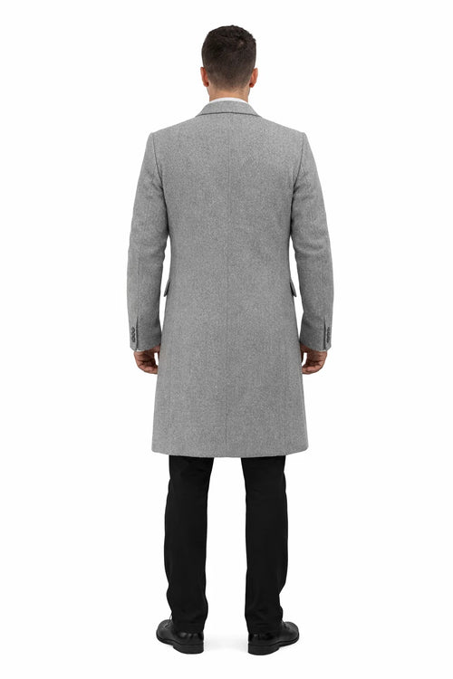 Mens Gray Coat