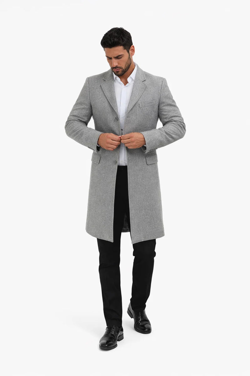 Mens Gray Coat