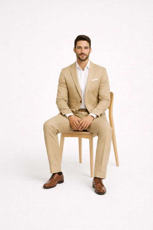 Champagne Groomsmen Suits