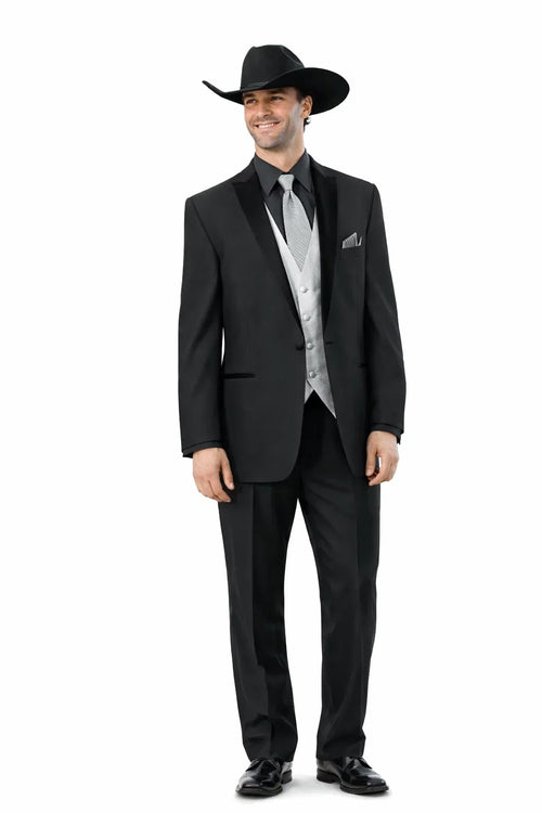 Smoking Traje - Esmoquin - Smoking Para Hombre - Country Wedding Suits Black Tuxedo