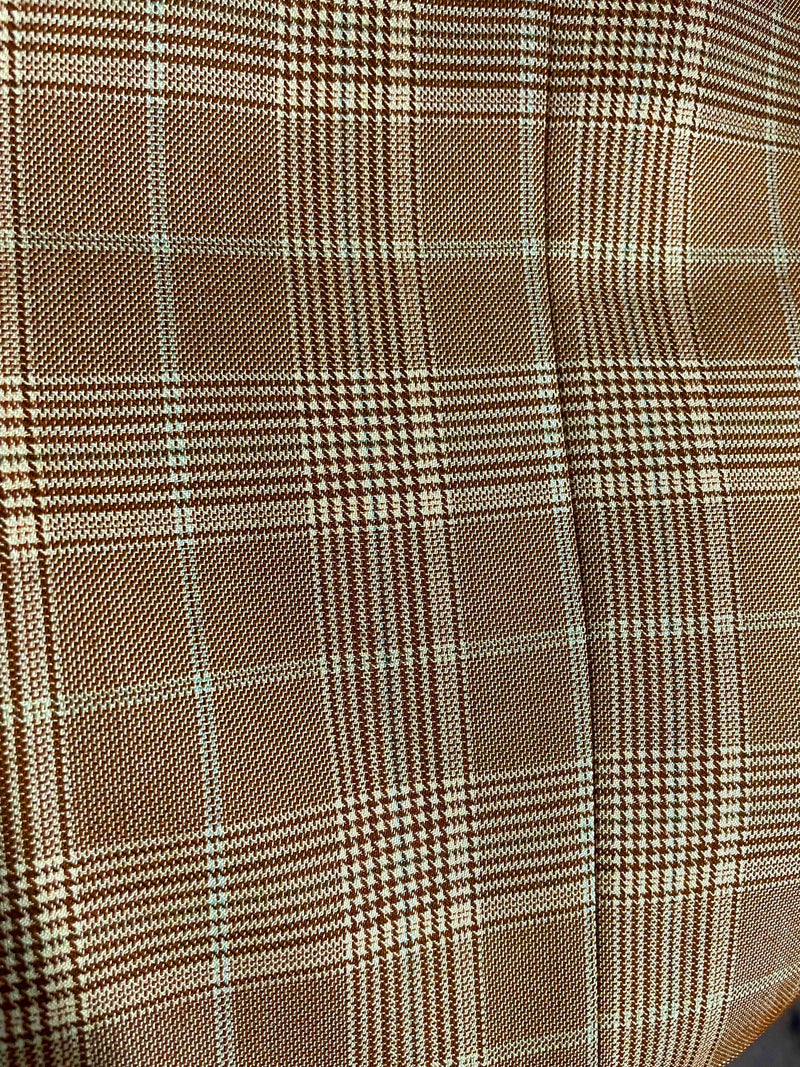Renaissance Collection - Regular Fit 3 Piece Suit Camel