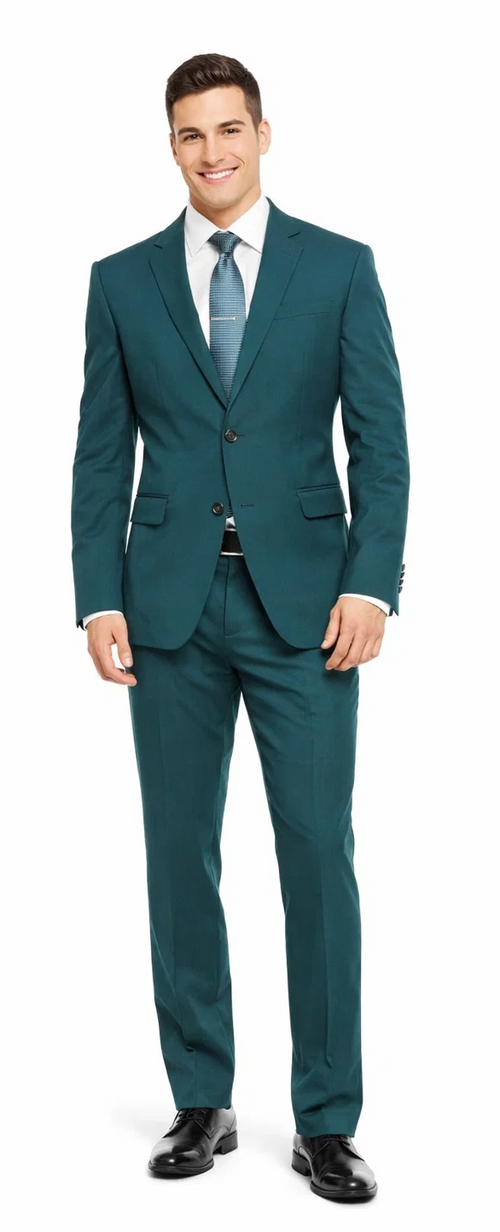 Teal Suit - Dark Teal Suit - Teal Blue Suit