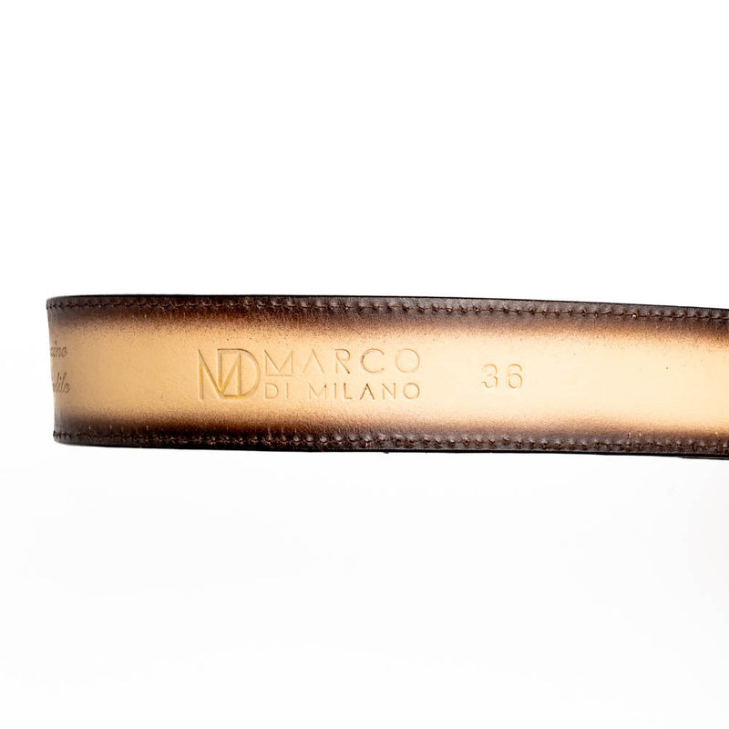 Marco Di Milano Texas Belt Stone Orix Leather Shoe