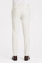 Offwhite Flat Front Wool Dress Pant 2560 by Tiglio Luxe
