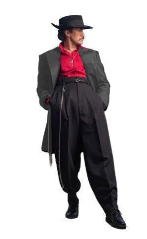 Mens Zoot Suit in Solid Black Available in 7 Colors