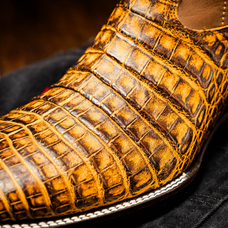 Marco Di Milano Tucson - Mustard Brown Leather Oxfords