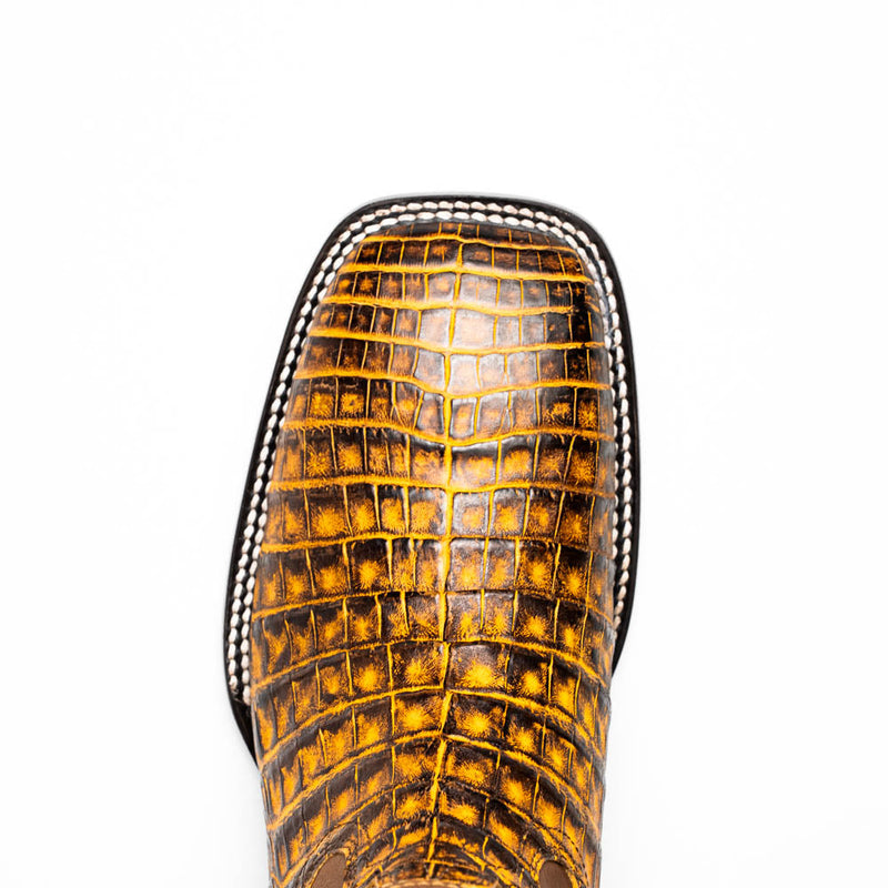 Marco Di Milano Tucson - Mustard Brown Leather Oxfords