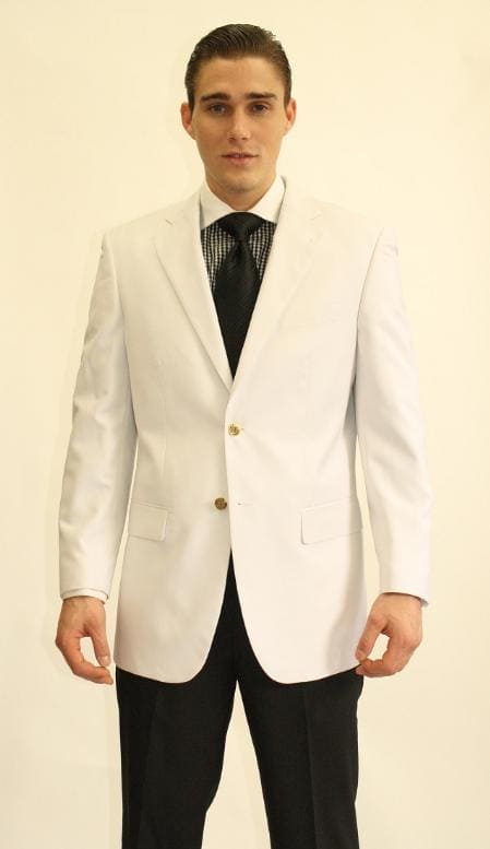 Wholesale Mens Jackets - Wholesale Blazer - White Blazer