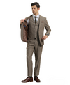 1930s Fashion Tweed ~ Herringbone Pattern  - Mens 1930 Suit -  1930s Tuxedo
