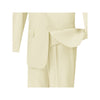 Morgan Collection - Regular Fit 3 Piece Suit 2 Button Ivory
