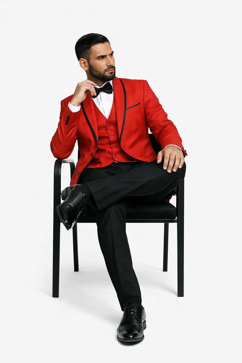 valentine blazer - valentines day Tuxedo - Red Tuxedo