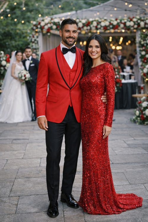 valentine blazer - valentines day Tuxedo - Red Tuxedo