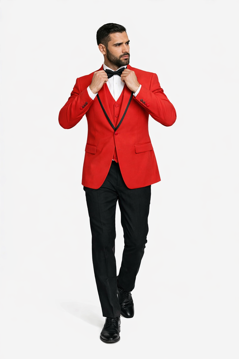 valentine blazer - valentines day Tuxedo - Red Tuxedo