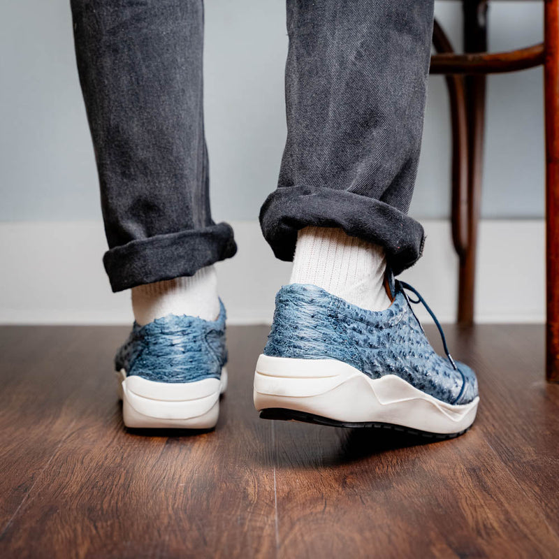 Marco Di Milano Varenna Loafer: Blue Jeans Italian Leather