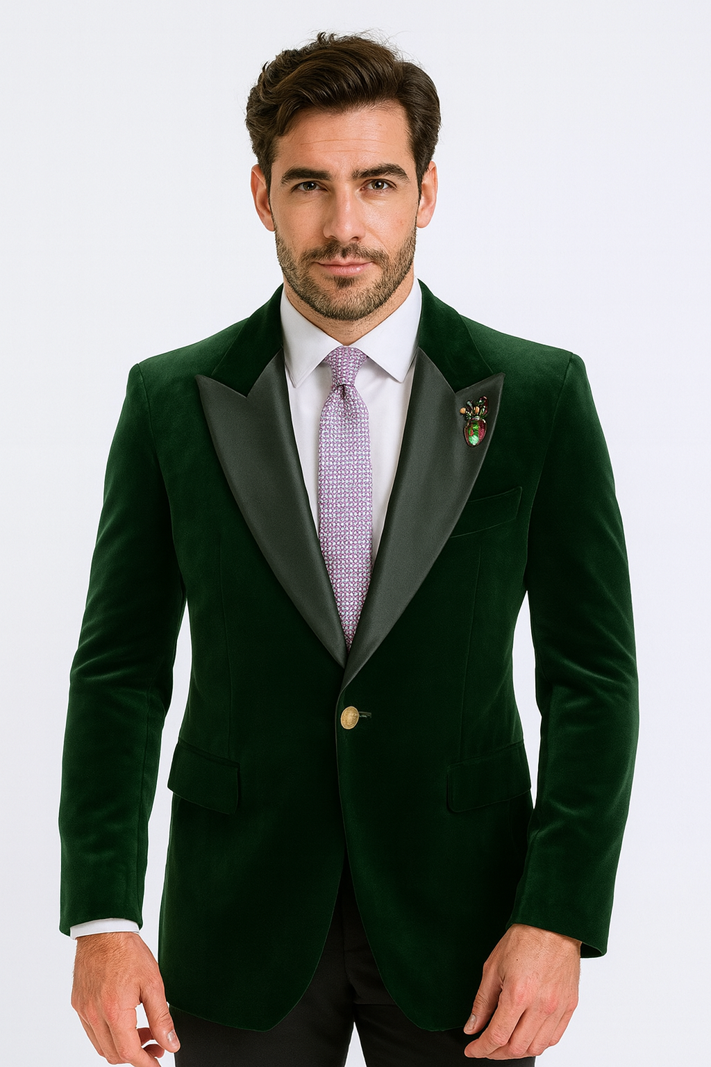 Velvet Cutaway Tuxedo - Velvet Morning Suit - Velvet Tail Tuxedo - Green