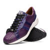 Marco Di Milano Verona Python & Calfskin Sneakers Purple