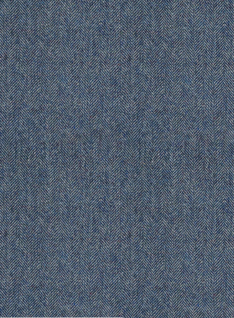 Mens Heritage Blue Herringbone Jacket – Timeless Tweed Sport Coat