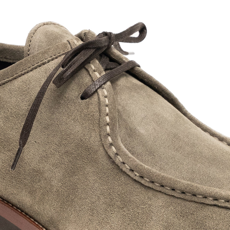 Zelli Wallaby Italian Suede Lace Up Sage (26-303-SGE)
