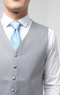 Dove Grey Single Breasted Morning Suit Vest
