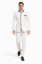 Wedding Groom Suit - Prom 2026 Tuxedo Suit - No Collar Weddig Tuxedo - White