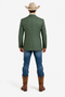 Western Blazer - Saco Para Hombre - Mens Double Button Western Green Blazer