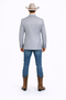 Western Blazer - Saco Para Hombre - Mens Double Button Western Grey Blazer