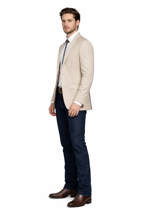 Western Suit - Trajes Para Hombres - Cowboy Formal Attire - Trajes De Novio - Slim Fit Western Tan