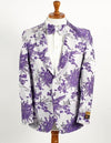 White and Purple Tuxedo