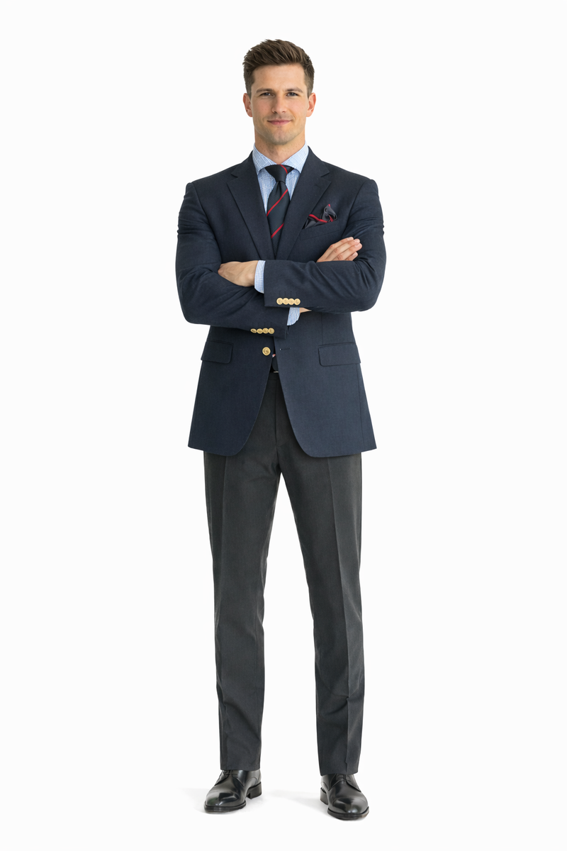Wholesale Mens Jackets - Wholesale Blazer -Navy Blazer