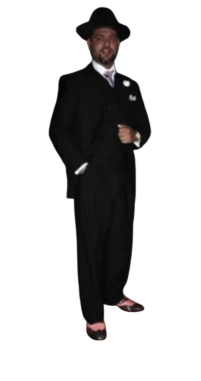 Wide Leg Pleated Pants Pants - 100% Wool Suit - Double Breasted Vest Peak Lapel - Classic Fit Suit - Vested Suit - Black